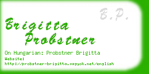 brigitta probstner business card